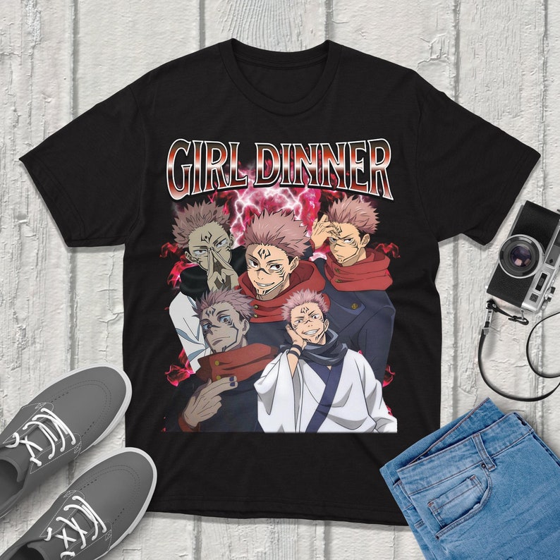 Anime Merchandise T-Shirts - Sukuna Jujutsu-Kaisen เสื้อยืด Streetwear คุณภาพระดับพรีเมียมเครื่องแต่งกาย fanmerch