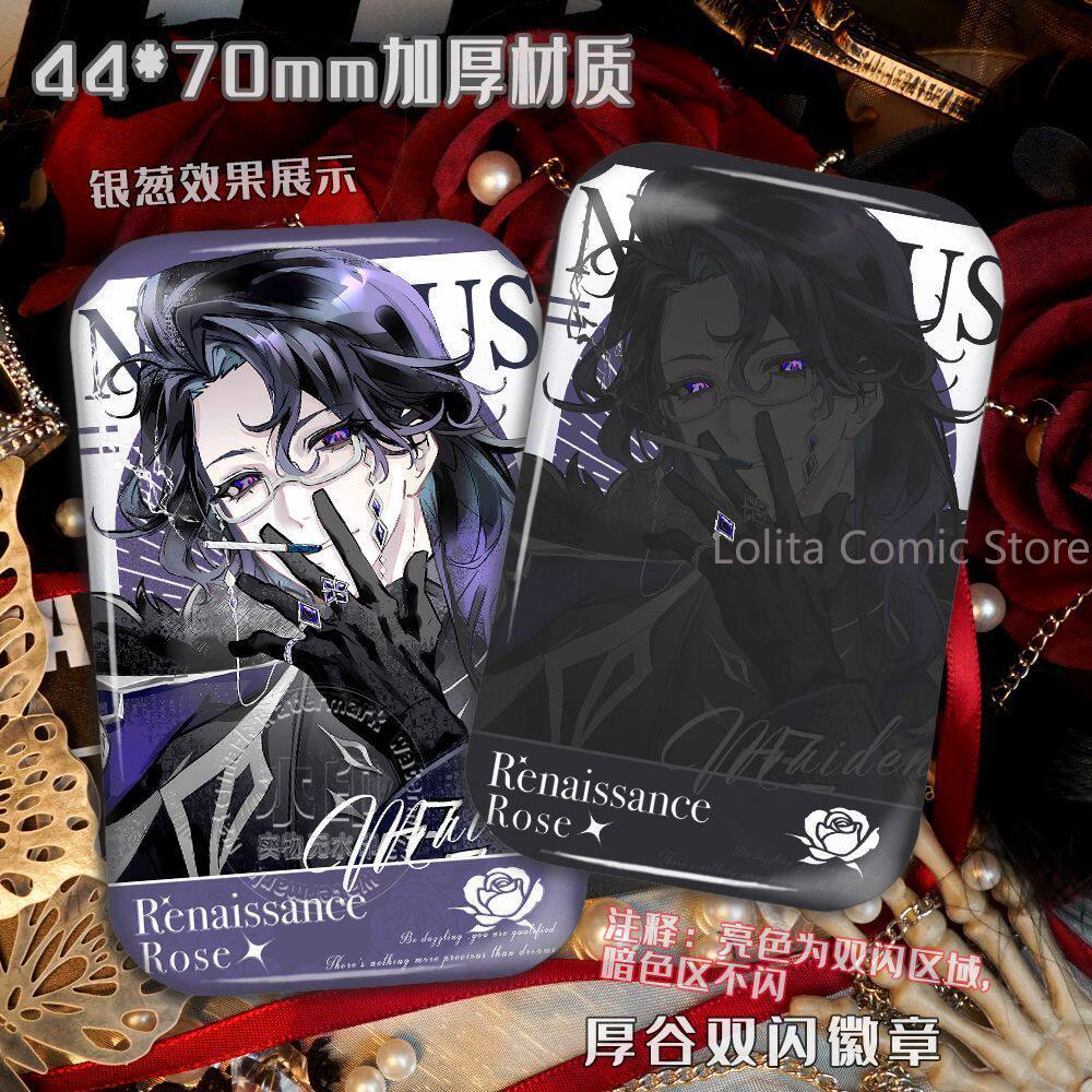 Pin Button Badge - กระเป๋าใส่ดินสอ ป้ายติดเสื้อ เข็มกลัด ของสะสมจากอนิเมะ Genshin Impact