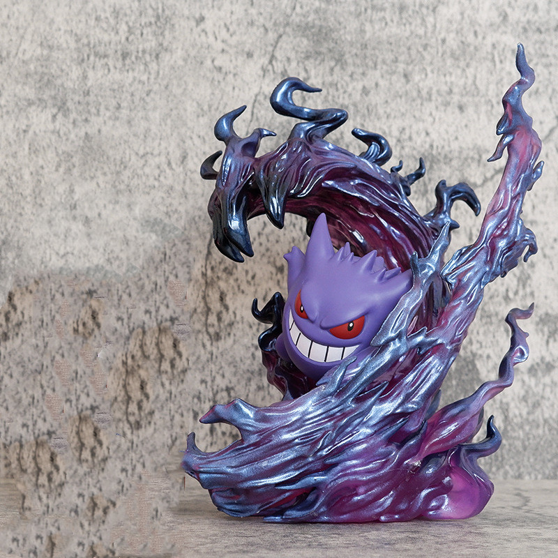 Pokemon Anime Merchandise - โปเกมอน เกนการ์ ขนาด 19 ซม. รุ่นต่อสู้