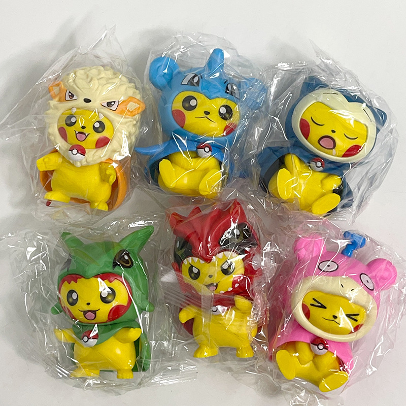Pokemon Anime Merchandise - โปเกมอน การ์ตูน ตุ๊กตาพิกะจู สนอร์แล็กซ์ ไซดั๊ก เกนการ์