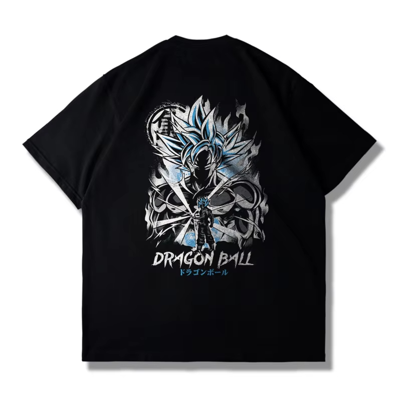 Anime Merchandise T-Shirts - 2026 สินค้าอนิเมะดราก้อนบอลใหม่ แบรนด์สุดฮิต เสื้อยืดลายพระอาทิตย์ ชุดเด็กและผู้ปกครอง ผ้าฝ้ายแท้