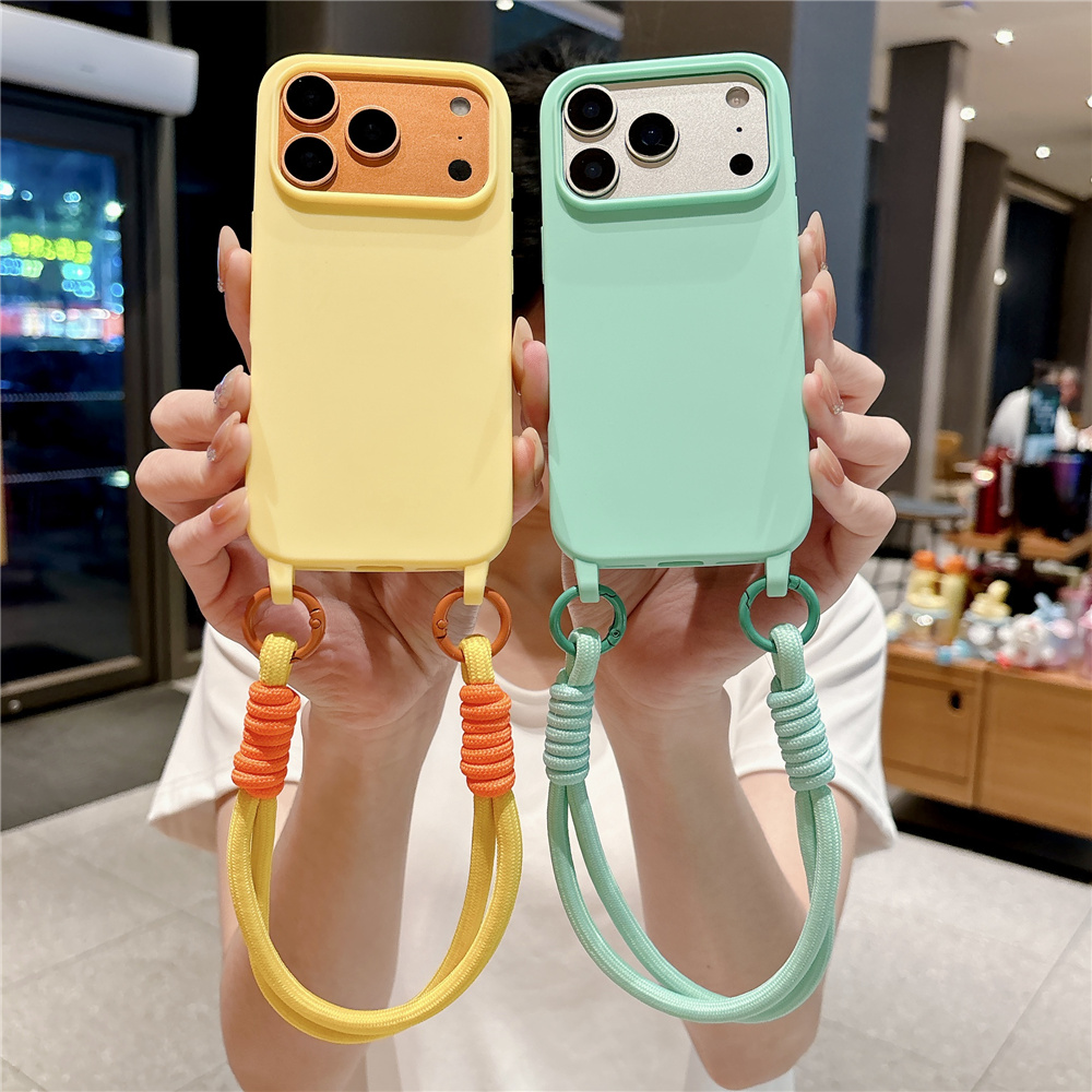Lanyard Anime Logo - สายคล้องข้อมือซิลิโคน เคสโทรศัพท์สำหรับ iPhone 17 16 15