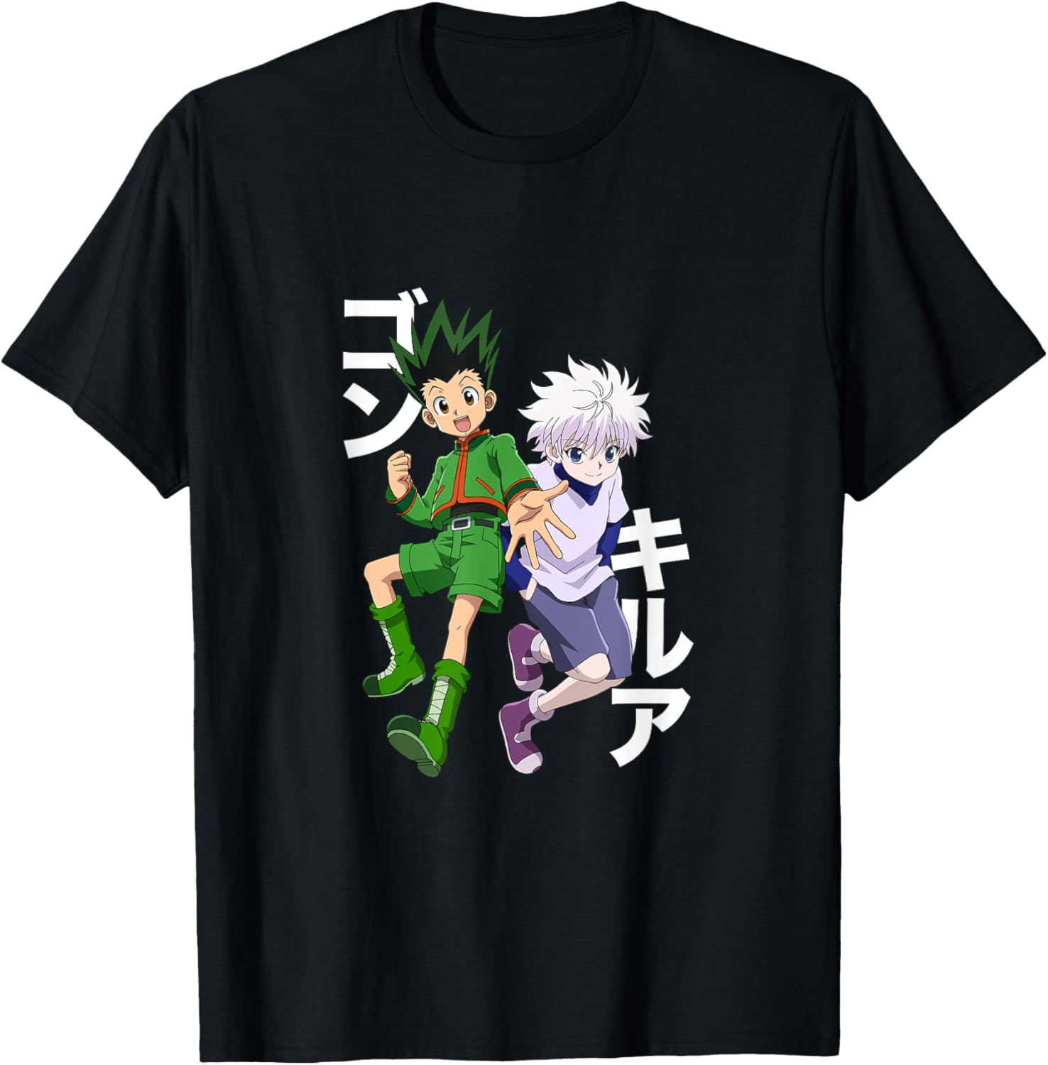 Anime Themed Merchandise - เสื้อยืดลายกราฟฟิกฮันเตอร์ X Hunter and gon killua