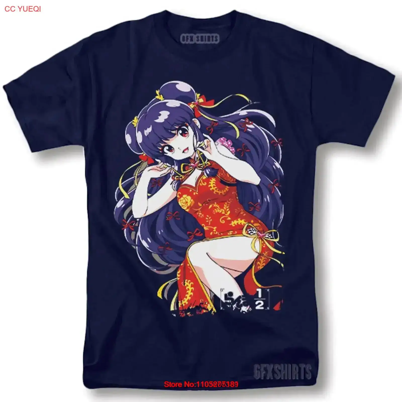 Anime Themed Merchandise - เสื้อยืดรันม่า 1 2 อนิเมะ มังงะ แชมพู