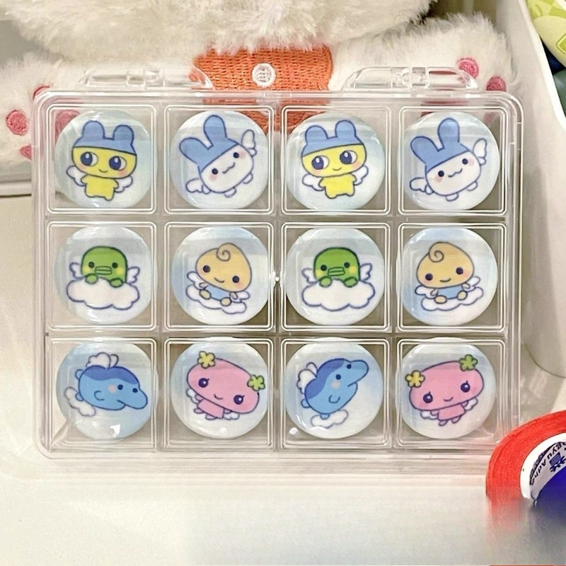 Pin Button Badge - เข็มกลัดติดเสื้อการ์ตูนน่ารัก ตัวละครเทวดาน้อย ทามาก็อตจิ ของขวัญเครื่องประดับสุดคิวท์