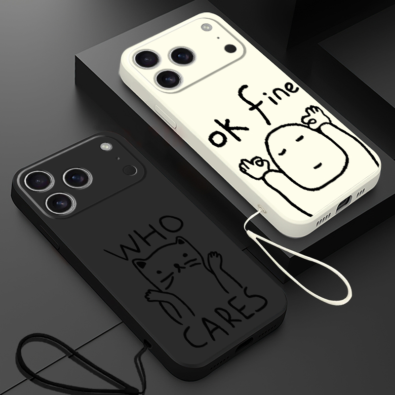 Lanyard Anime Logo - เคสสำหรับ iPhone 16e XS 7 8