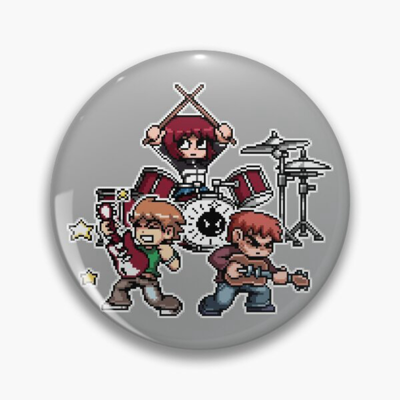 31 สไตล์อะนิเมะ Scott Pilgrim  - Pin Button Badge บทวิจารณ์และราคา