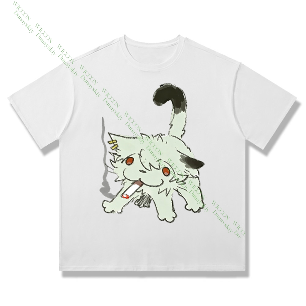 เสื้อยืดแขนสั้นลายพิมพ์น่ารัก  - Anime Merchandise T-Shirts บทวิจารณ์และราคา