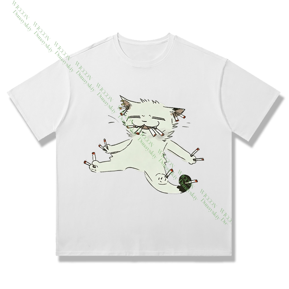 เสื้อยืดแขนสั้นลายพิมพ์น่ารัก  - Anime Merchandise T-Shirts บทวิจารณ์และราคา