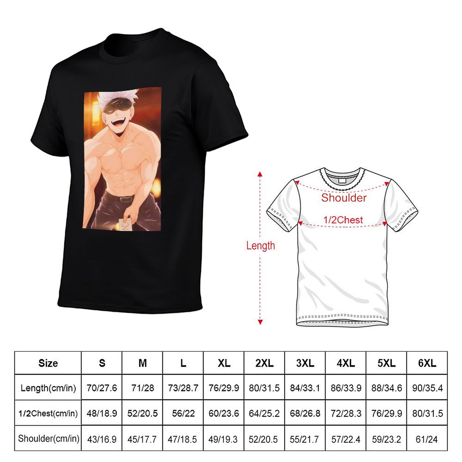 โกโจ ซาโตรุ สินค้าของที่ระลึก  - Anime Merchandise T-Shirts บทวิจารณ์และราคา