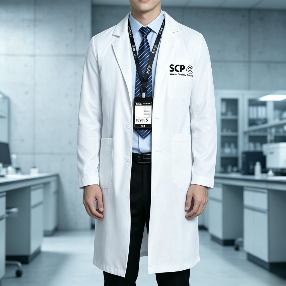 เสื้อกาวน์สีขาว SCP สำหรับคอสเ - Anime Merchandise Jacket บทวิจารณ์และราคา