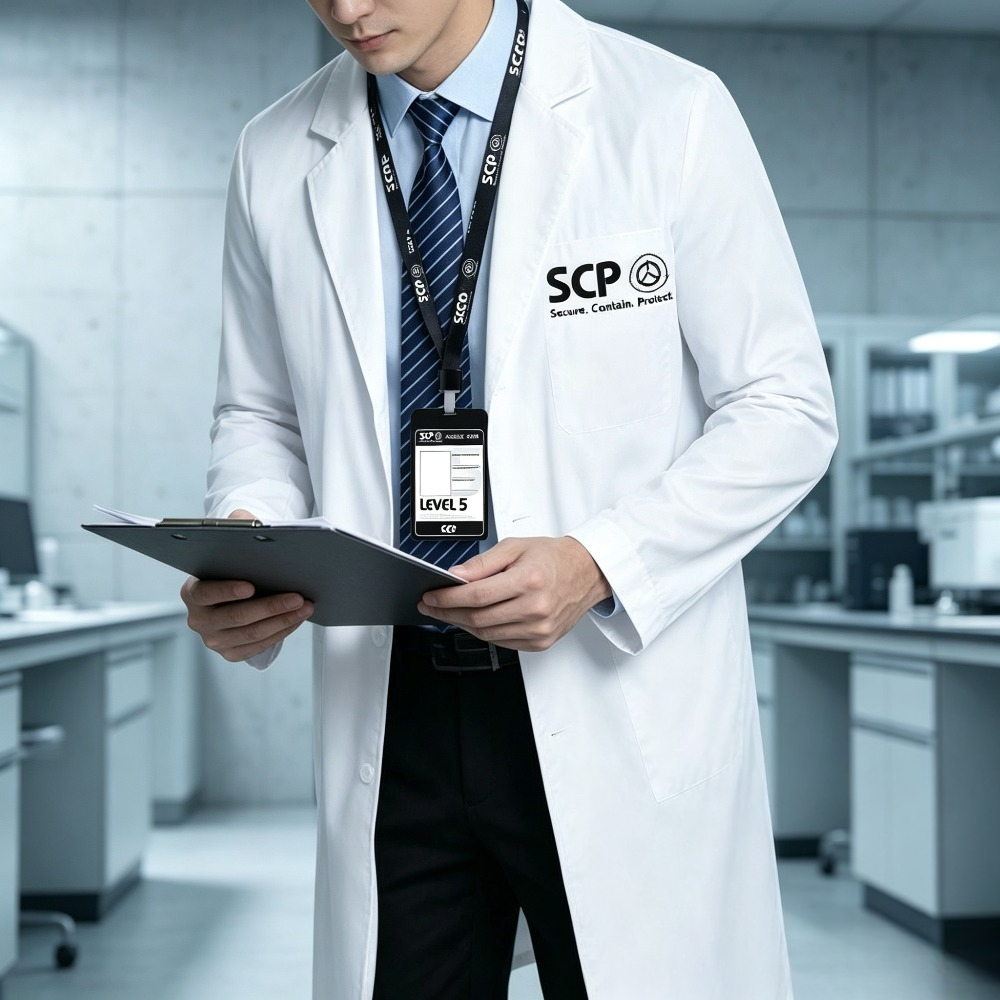 เสื้อกาวน์สีขาว SCP สำหรับคอสเ - Anime Merchandise Jacket บทวิจารณ์และราคา