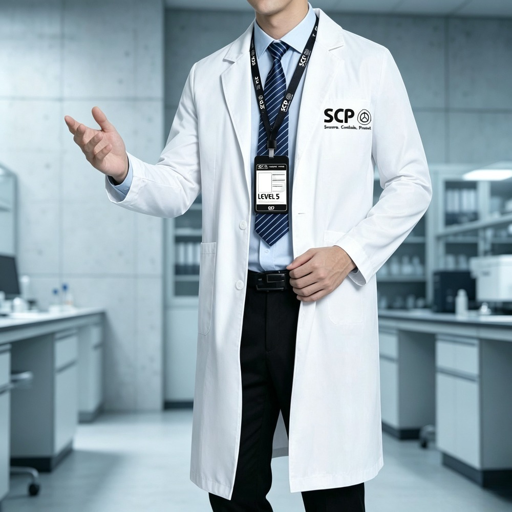 เสื้อกาวน์สีขาว SCP สำหรับคอสเ - Anime Merchandise Jacket บทวิจารณ์และราคา