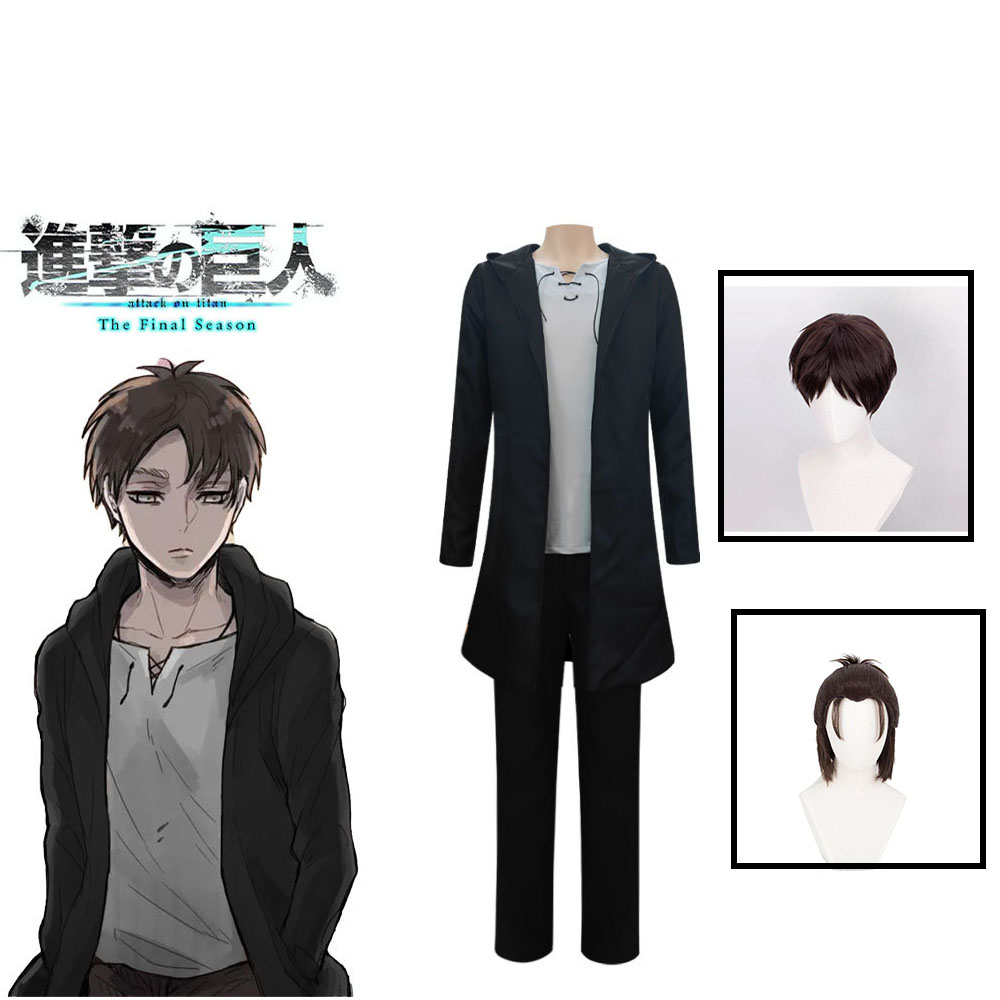 Eren Jaeger คอสเพลย์อะนิเมะ Ti - Anime Themed Merchandise บทวิจารณ์และราคา