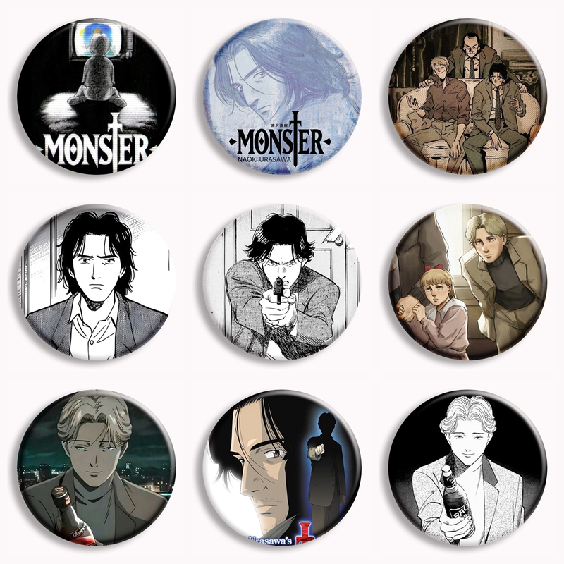 เข็มกลัดอนิเมะมอนสเตอร์ โยฮัน  - Pin Button Badge บทวิจารณ์และราคา