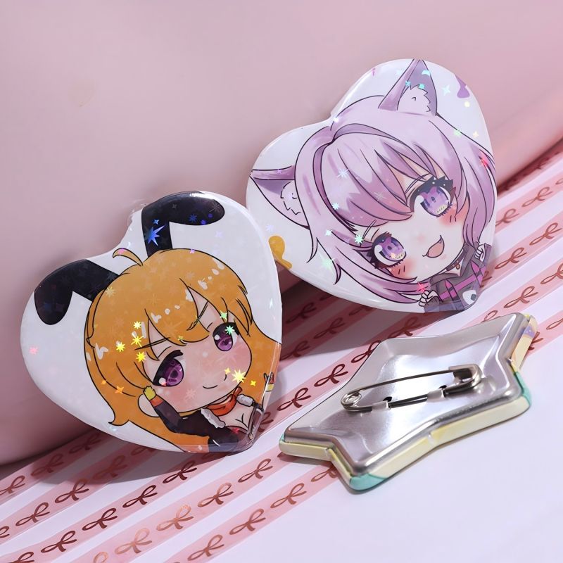 เข็มกลัดป้ายชื่อแบบกำหนดเอง รู - Pin Button Badge บทวิจารณ์และราคา