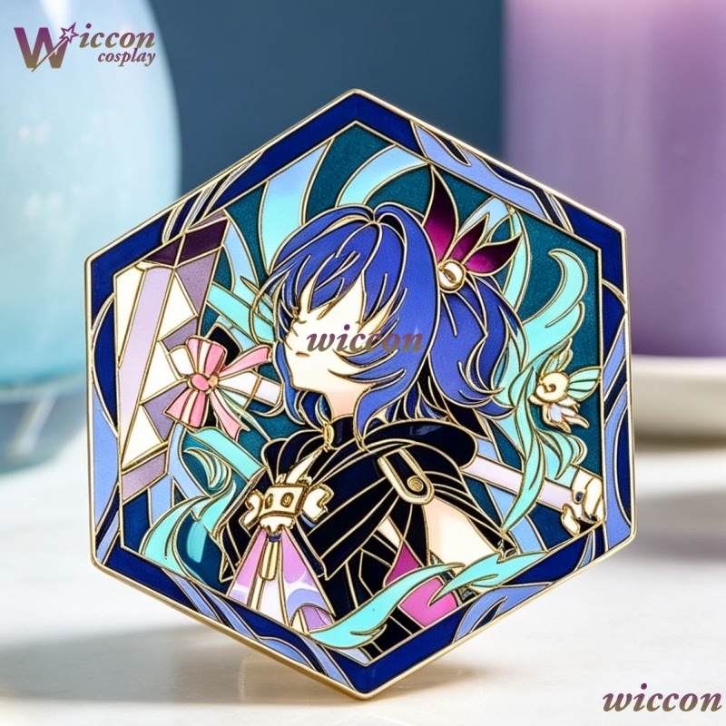 เข็มกลัดลาย Genshin Impact รูป - Anime Merchandise Jacket บทวิจารณ์และราคา