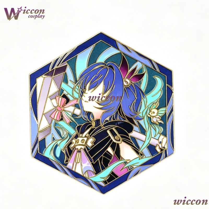 เข็มกลัดลาย Genshin Impact รูป - Anime Merchandise Jacket บทวิจารณ์และราคา