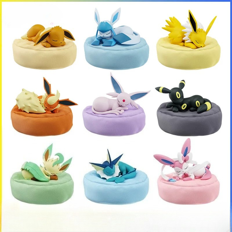 โปเกมอน อีวุย ชุดท่าทางการนอนห - Pokemon Anime Merchandise บทวิจารณ์และราคา