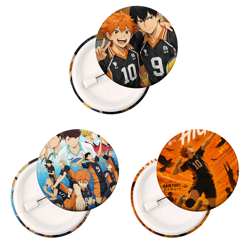 เข็มกลัดอนิเมะไฮคิว รูปการ์ตูน - Pin Button Badge บทวิจารณ์และราคา