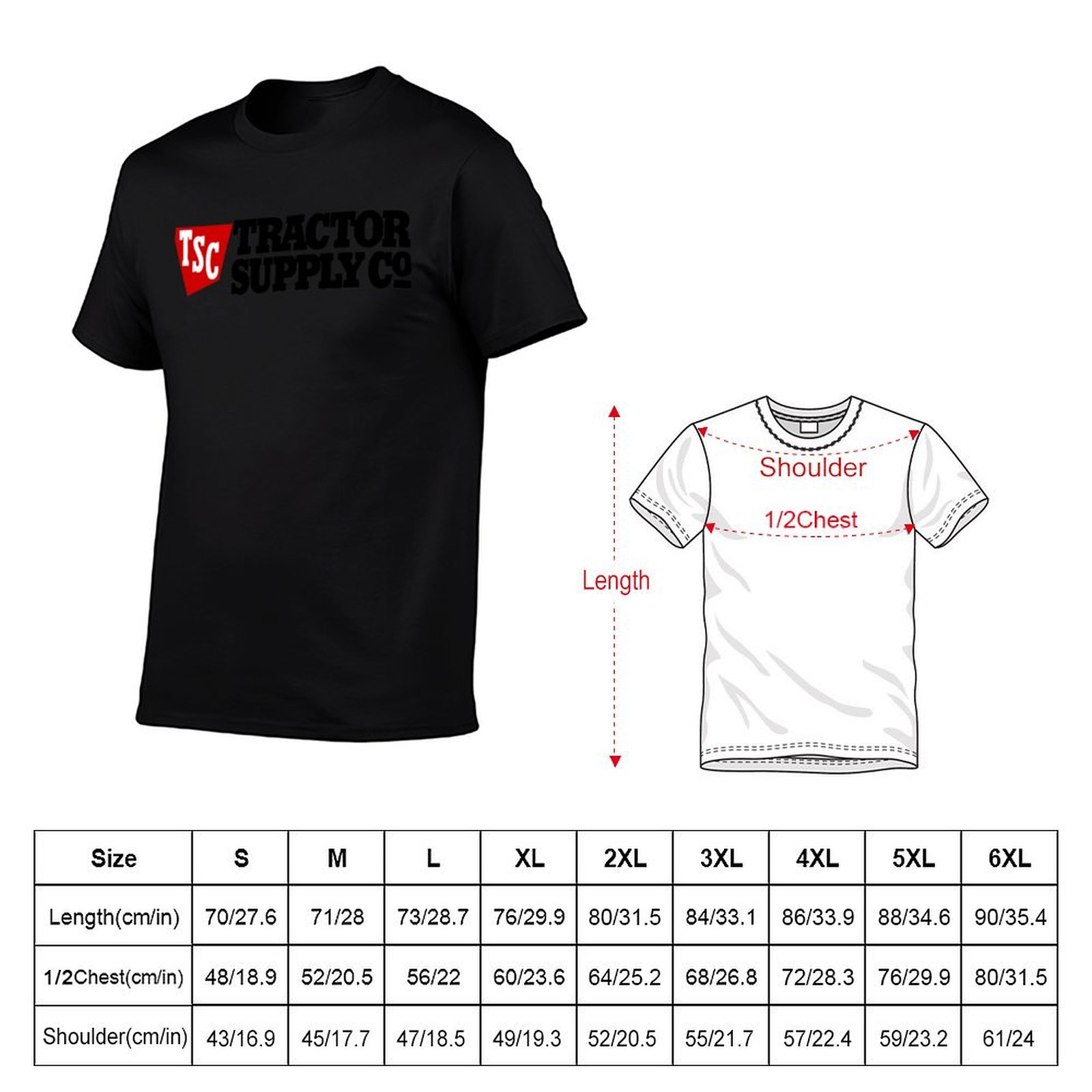 Tractor Supply TSC Logo Mercha - Anime Merchandise T-Shirts บทวิจารณ์และราคา