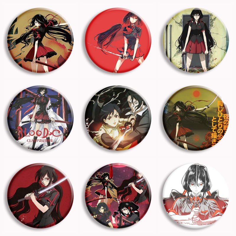 คลาสสิกอะนิเมะ Blood-C ปุ่มนุ่ - Pin Button Badge บทวิจารณ์และราคา