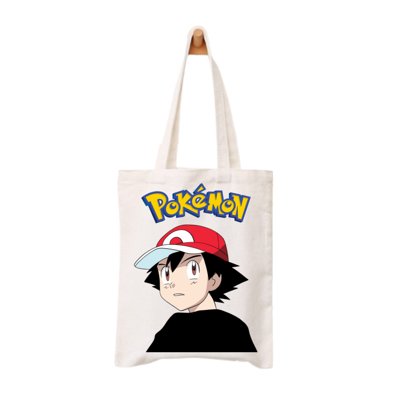 อะนิเมะโปเกมอนกระเป๋าผ้าแคนวาส - Pokemon Anime Merchandise บทวิจารณ์และราคา